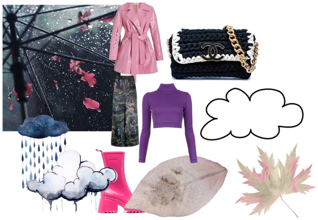 The rainy day // romantic outfit