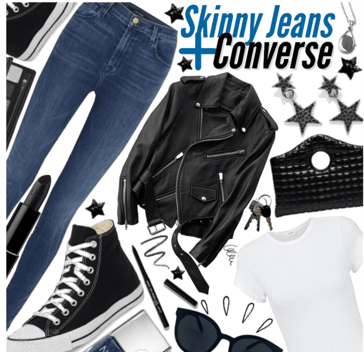 Skinny jeans and converse 😎 new contest