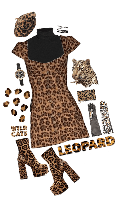 Leopard Halloween costume