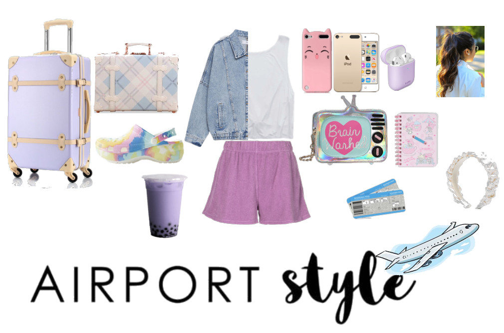 Kid airport outfit (I thought of my style lol)