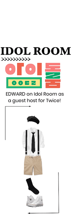 EDWARD AS GUEST HOST ON IDOL ROOM.
