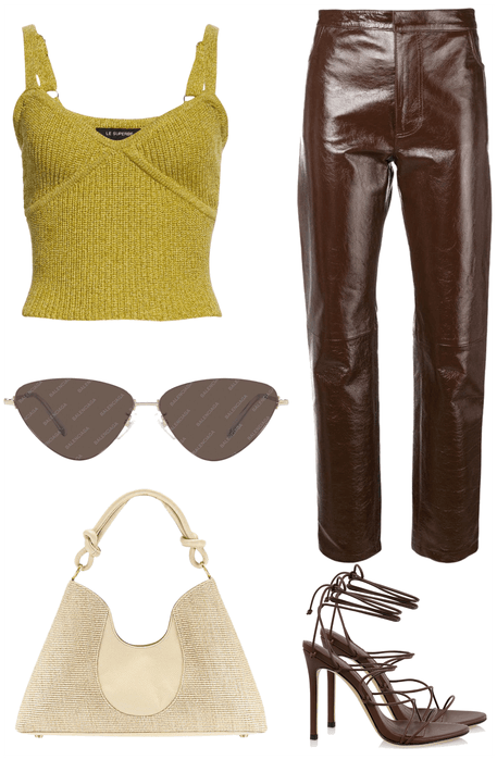 Brown Leather pants