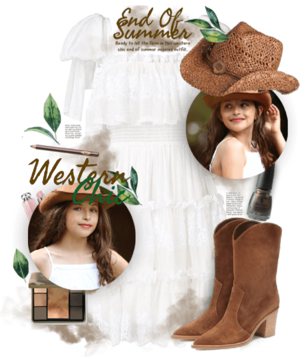 Western chic end of summer look