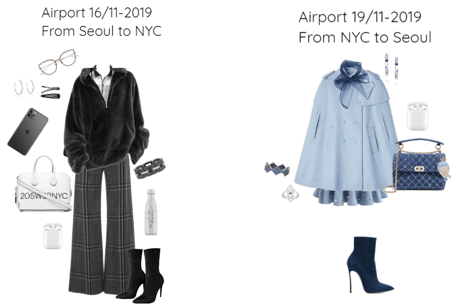 Rose airport outfit