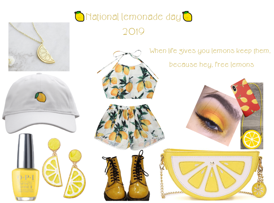🍋National lemonade day🍋