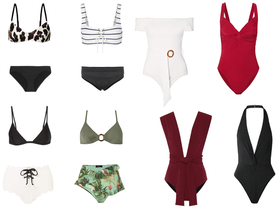 Swimmsuits silouette A&V