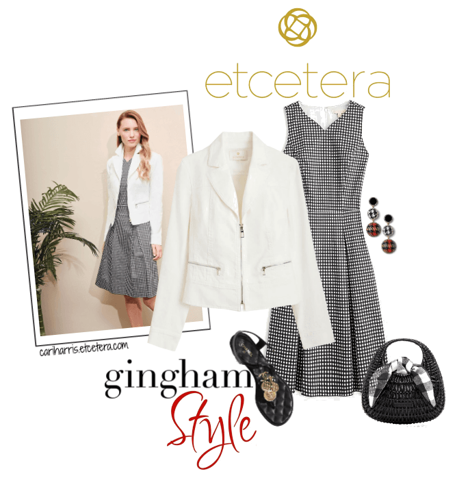 ETC Summer 2020: Zipped Jacket with Gingham Dress