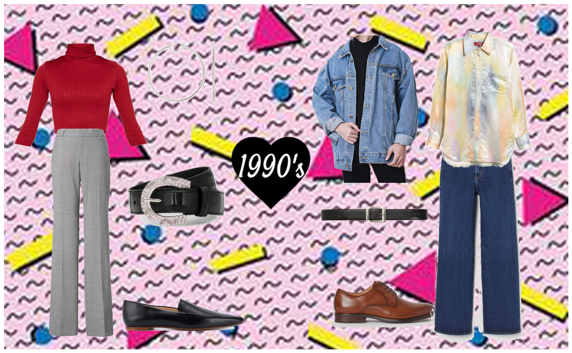 1990's Men and Women Outfits