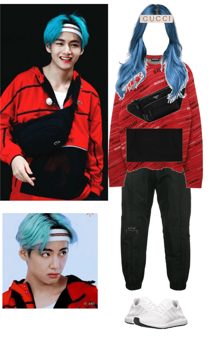 BTS TAEHYUNG OUTFIT ON BTS RUN