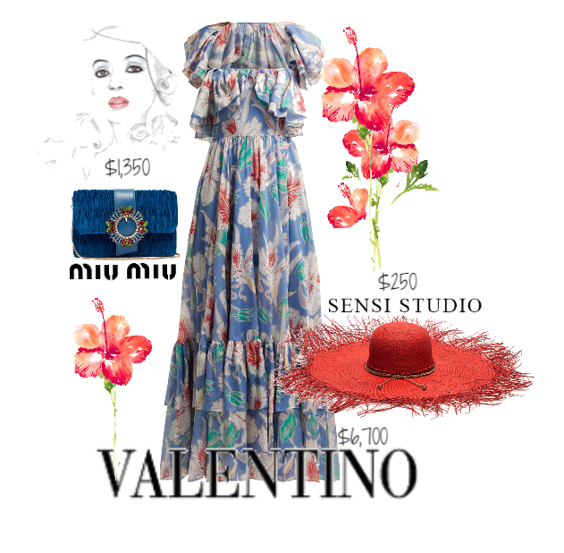 Valentino Poppy Dress