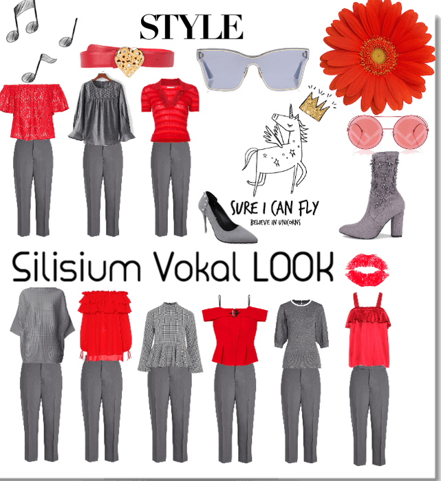 Silisium vokal stagewear , vocalgroup outfit