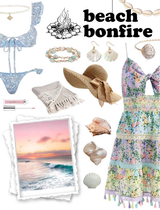 Sweet Summer Beach Bonfire
