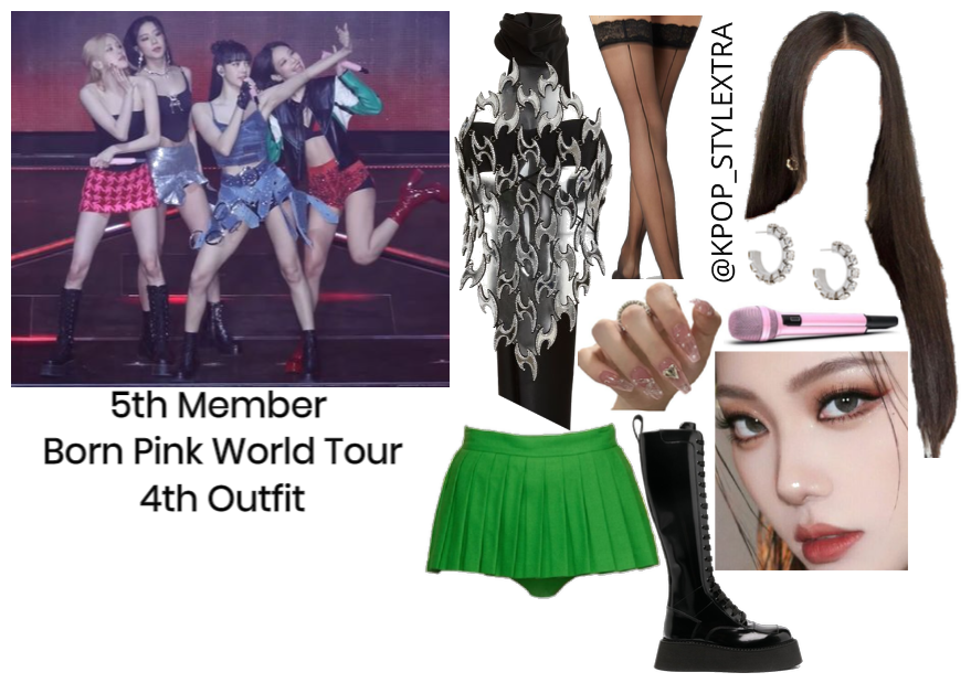 5th Member of Blackpink Born Pink World Tour Outfit | ShopLook