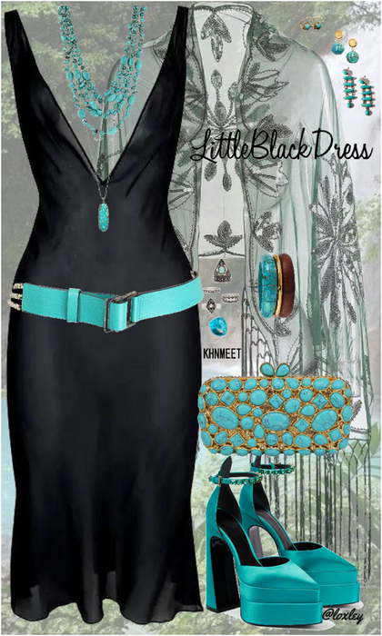 LBD w/Turquoise Accents