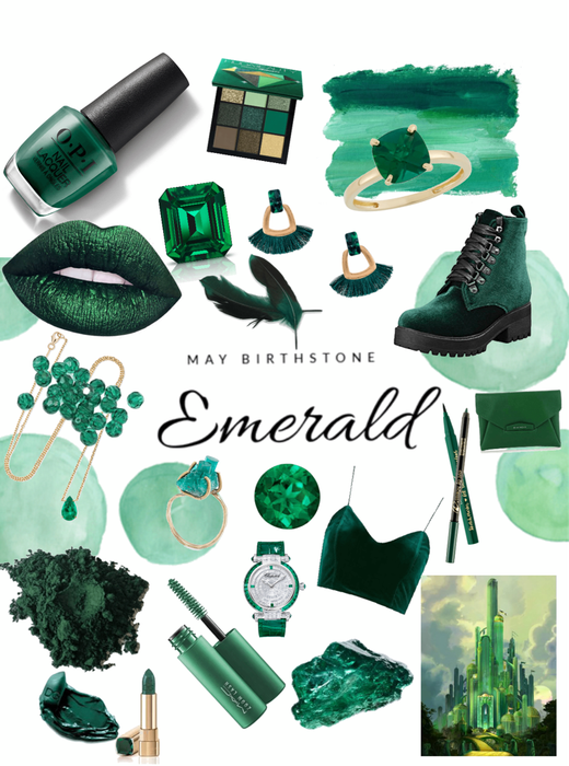 emerald mood board