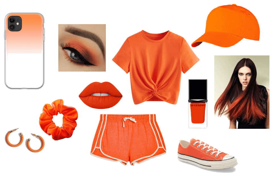 Orange Tuesday Outfit