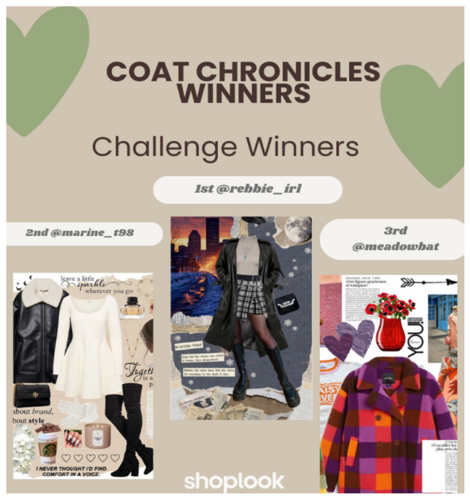 Coat Chronicles Winners