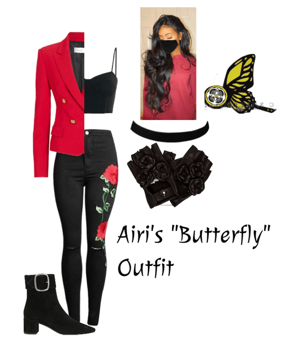 Airi's "Butterfly" outfit