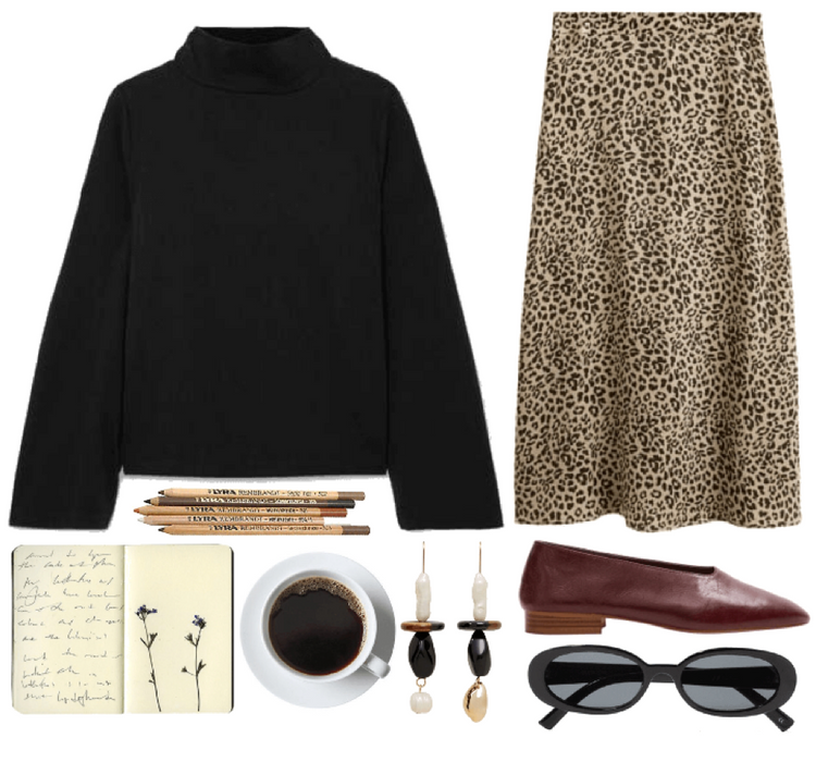 the one w/ leopard skirt
