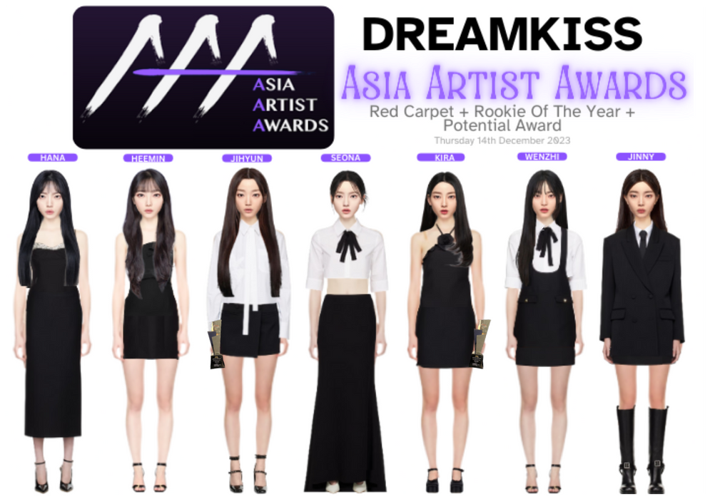 𝐃𝐑𝐄𝐀𝐌𝐊𝐈𝐒𝐒 — [AAA] Red Carpet + Awards