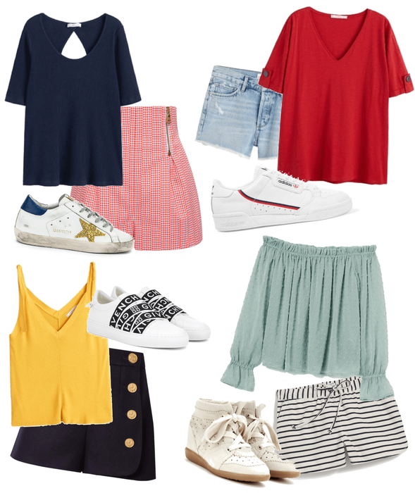 simple sneakers outfits