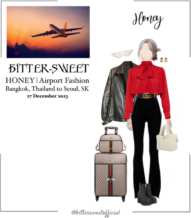 BITTER-SWEET 비터스윗 (HONEY) Airport Fashion