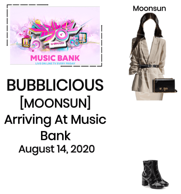 BUBBLICIOUS (신기한) [MOONSUN] Arriving at Music Bank