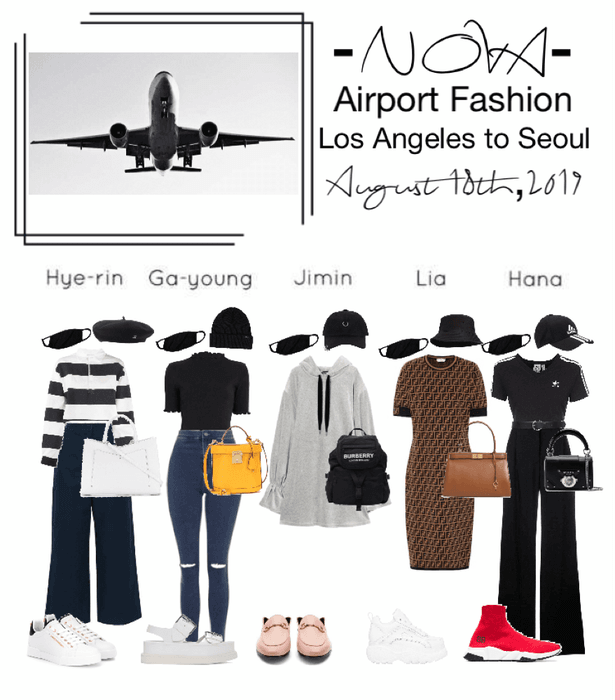 -NOVA- Airport Fashion- LA to Seoul