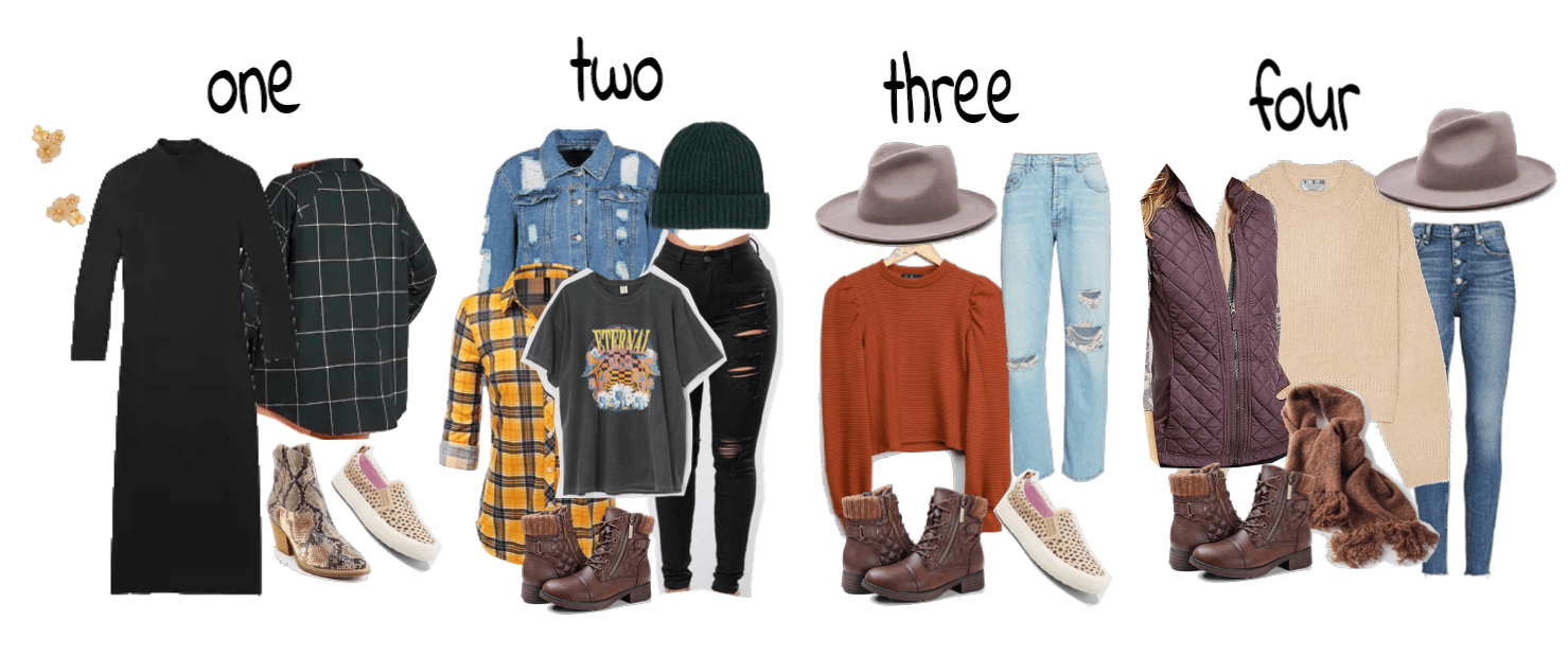 Fall 2020 Apple Picking Outfit Options