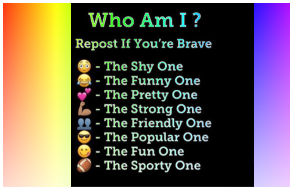 Which one am I?