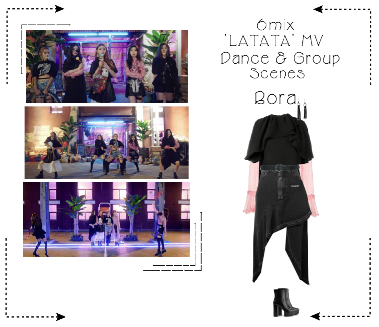 《6mix》'LATATA' Music Video-Bora's 2nd Outfit Scene