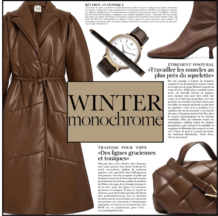 Fashion File: Shades Of Brown Winter Monochrome - Contest