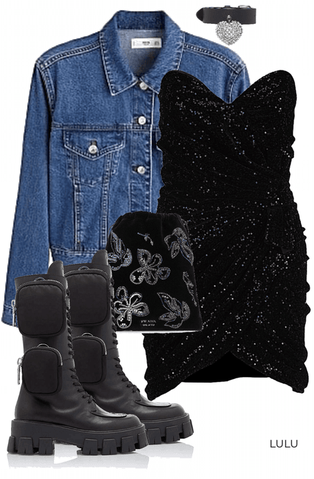 Denim Jacket for a night out
