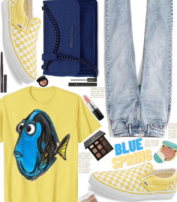 Finding Dory in Blue and Yellow Spring