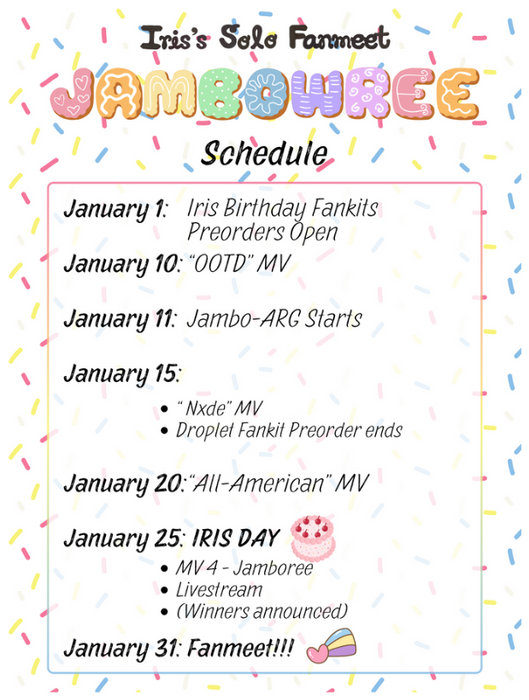 JAMBOWREE | Schedule
