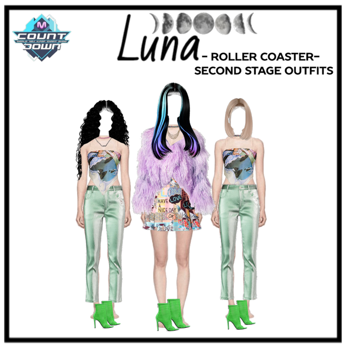 LUNA ROLLERCOASTER 2ND STAGE OUTFITS