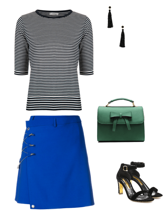 Striped and Blue