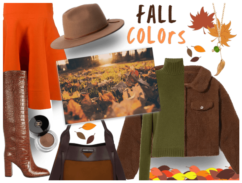 Fall colors collab with @fashion_trends