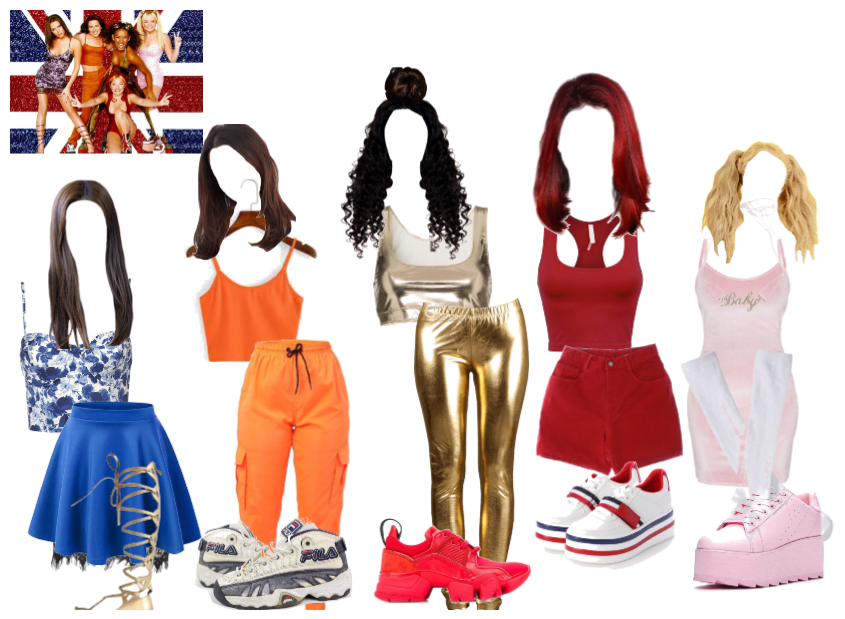 spice girls group costume