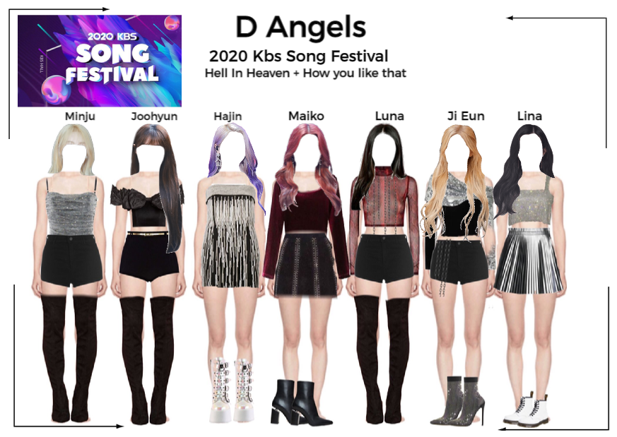D Angels 2020 KBS song festival Performance