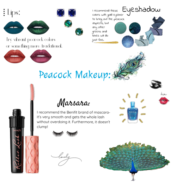 Peacock Makeup