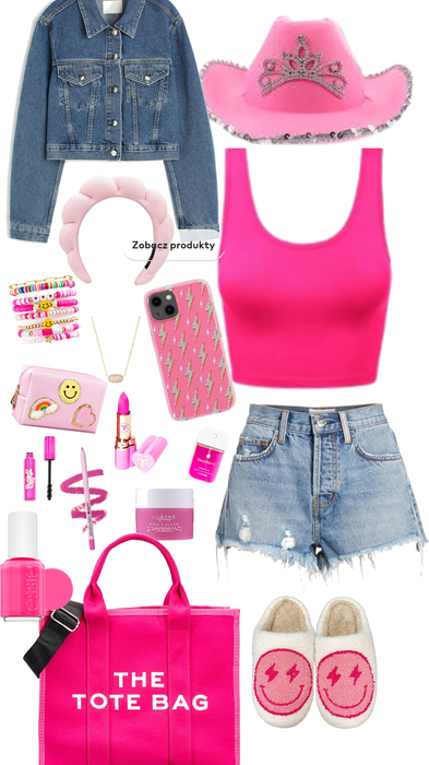 hot pink preppy fit