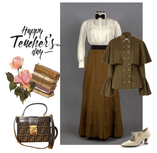 vintage outfit /teacher
