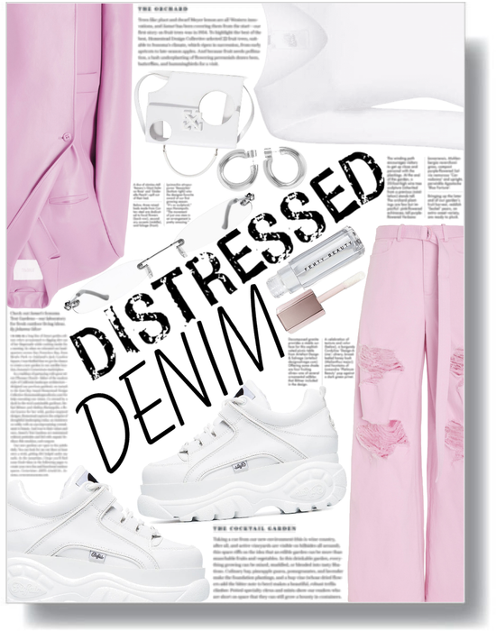 distressed pink 💗