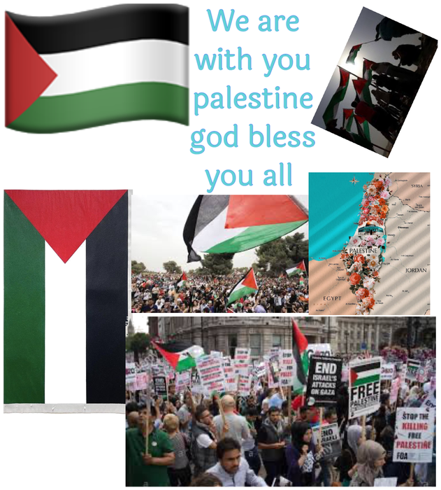 We are with you Palestine
