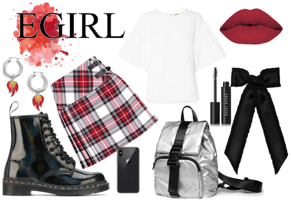 Red E Girl Outfit