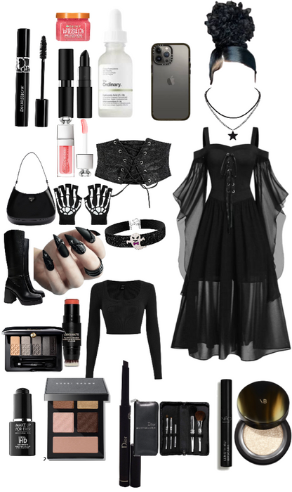 Black Halloween costume ideas