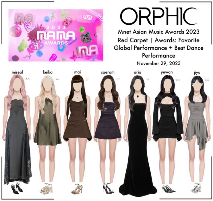 ORPHIC (오르픽) MAMA 2023 Red Carpet