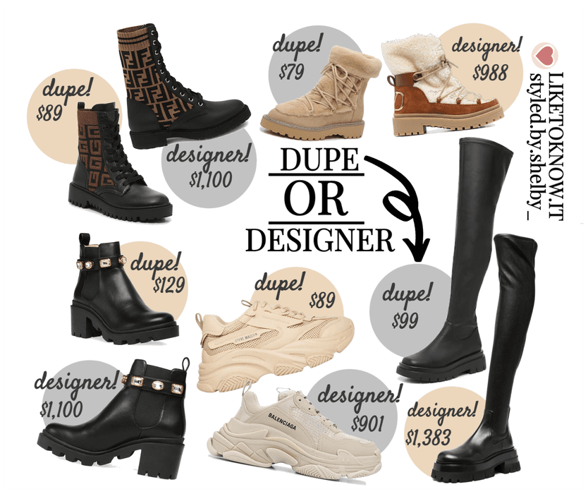 dupe or designer