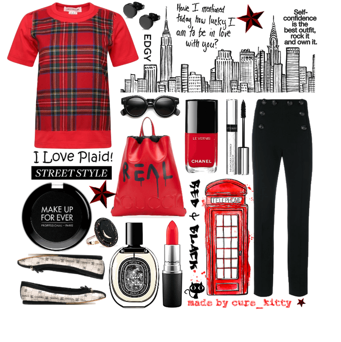 Red, Black, And Plaid: Self Confidence Is The Best Outfit, Rock It And Own It!